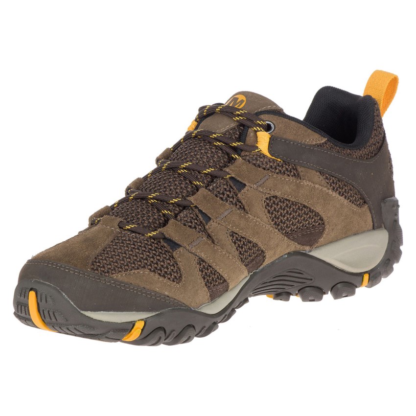 Chaussures Randonnée Merrell Alverstone Marron Homme | R.I.SIWE